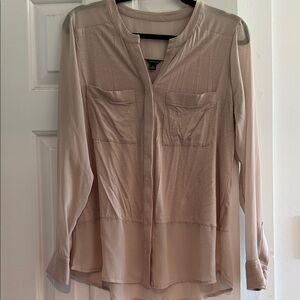 Ann Taylor Light Tan Blouse